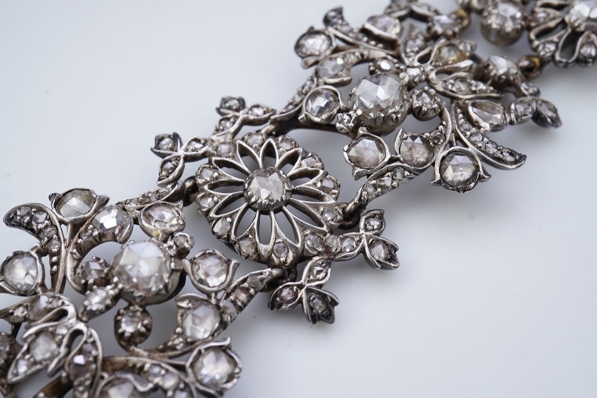 A diamond bracelet, possibly Spain or Portugal, 19th century